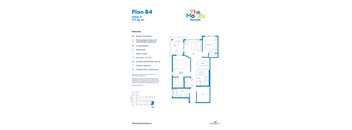 2 Bed, 1 Bath & Flex (B4)