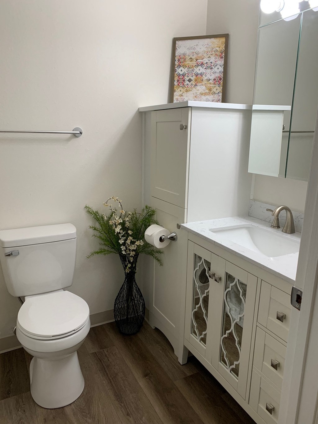 a small bathroom with a toilet and a sink