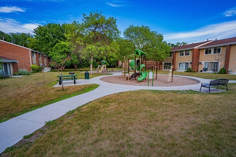 our apartments have a playground for children and a picnic area