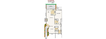 2 Bedrooms, 2 Bathrooms (outside)