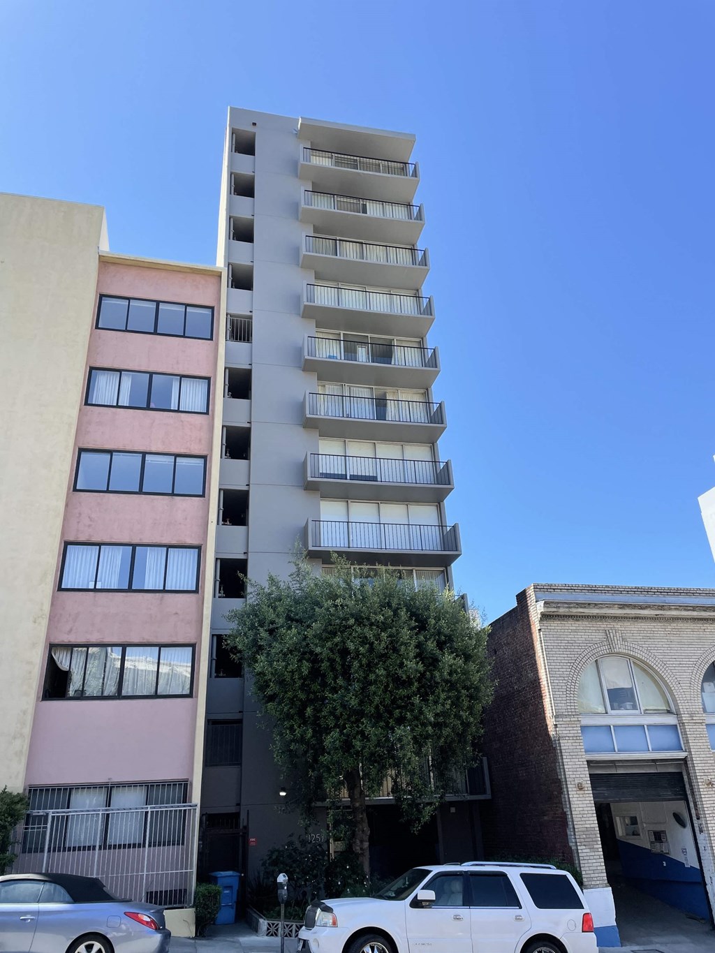 the building in which the apartment is located