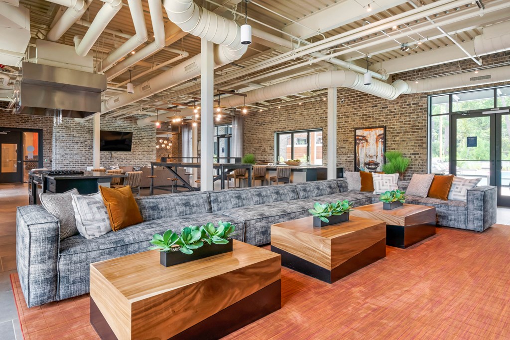 clubhouse seating area at JTB Apartments, Jacksonville, 32256