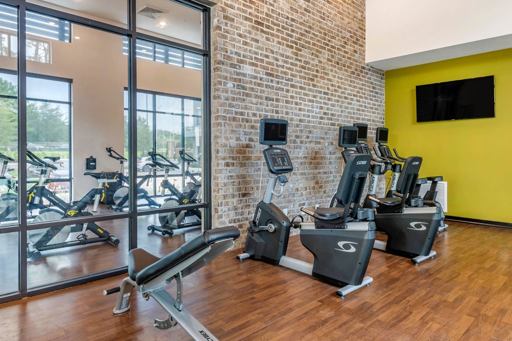 Gym equipment at JTB Apartments, Jacksonville, Florida