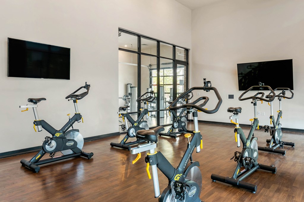 Fitness Center equipment at JTB Apartments, Florida