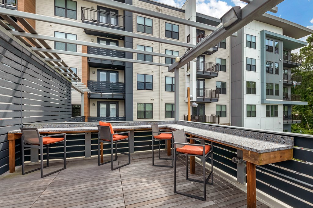 Rooftop at JTB Apartments, Jacksonville