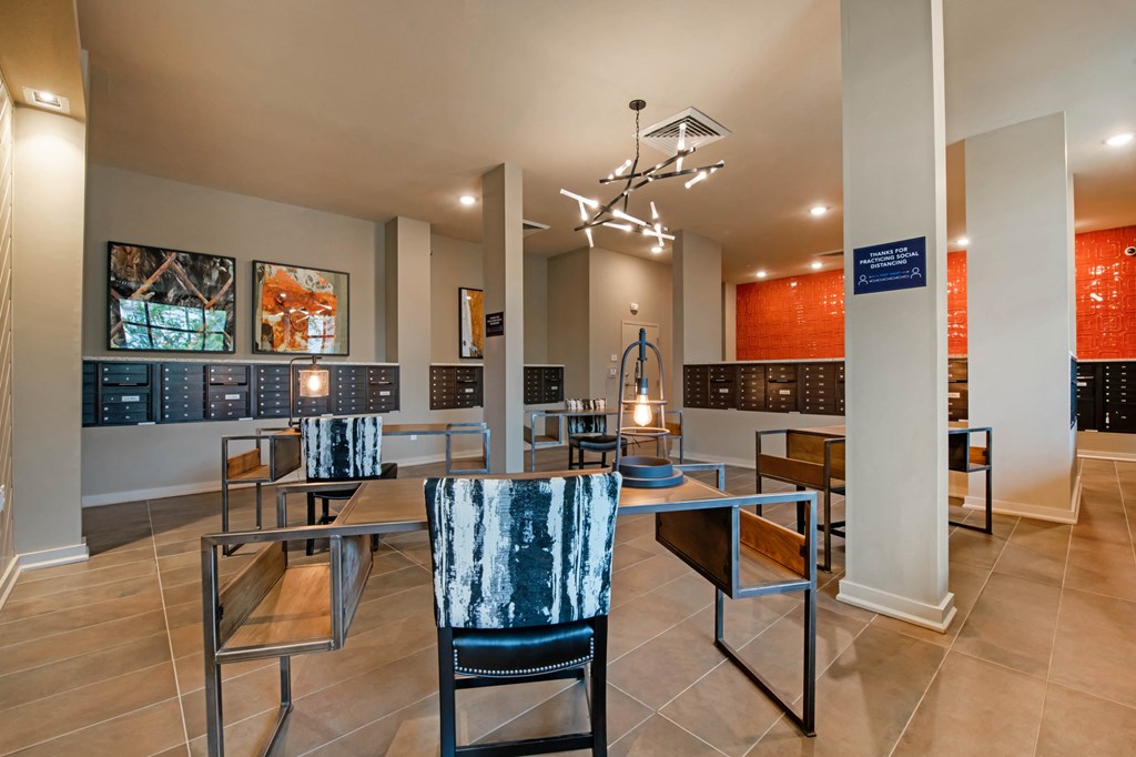 Clubhouse interior Clubhouse interior at JTB Apartments, Jacksonville, 32256