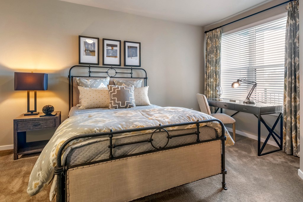 Large Bedrooms with cozy bed at JTB Apartments, Jacksonville, 32256