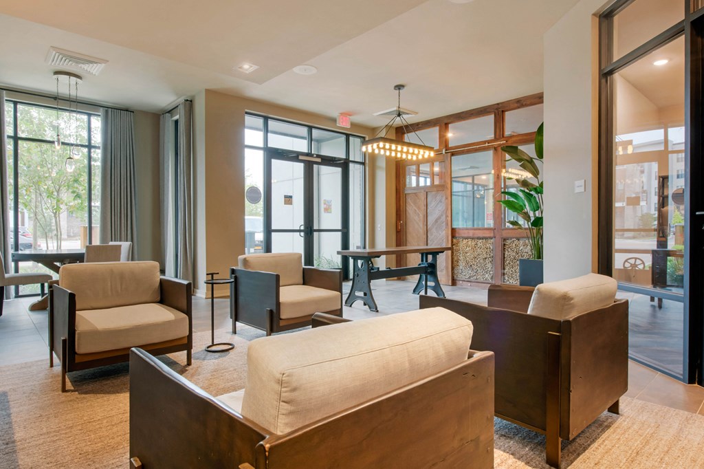 Leasing Office couch at JTB Apartments, Florida, 32256