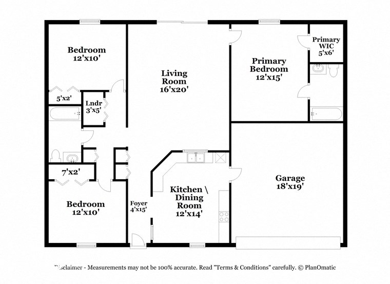 a floor plan of a house with a bedroom and a living room