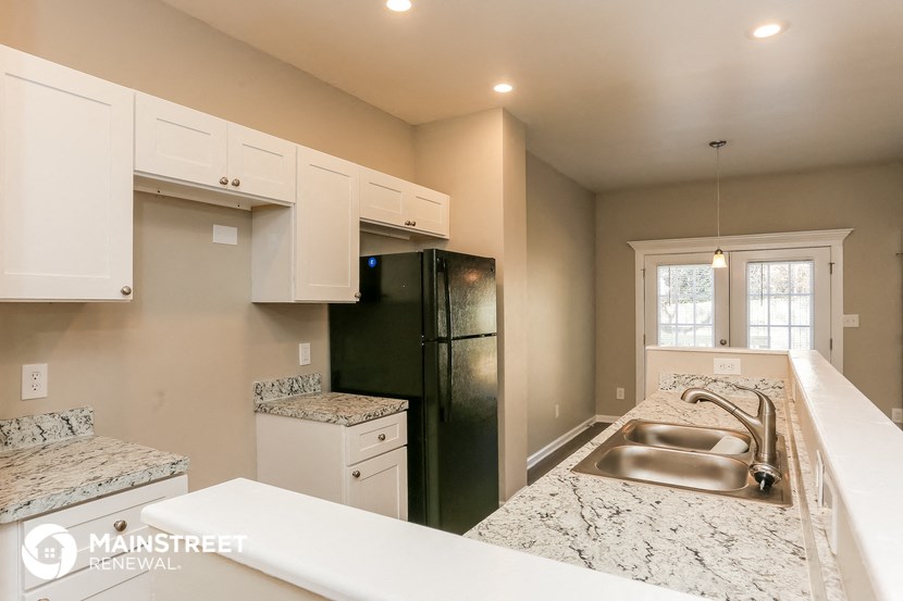 the kitchen is clean and ready for us to use