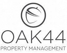 corporate logo for an oaks group property management company