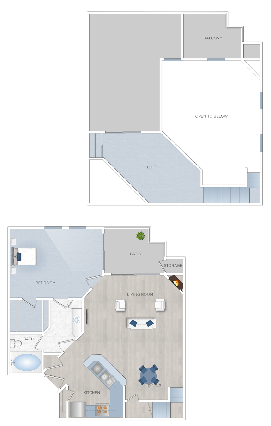 One Bedroom Apartments for Rent in Burbank, CA - Scott Villa A(1)