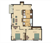 2 Bedrooms, 1 Bathroom