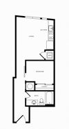 1 Bed/1 Bath-A02 Modern