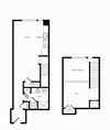 1 Bed/1 Bath Loft-A04L Modern