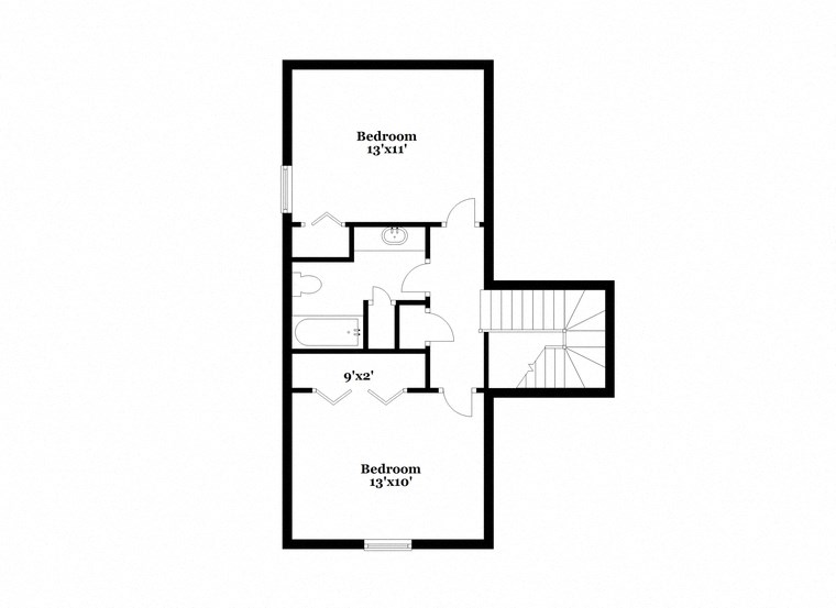 a floor plan of a house with an open floor plan