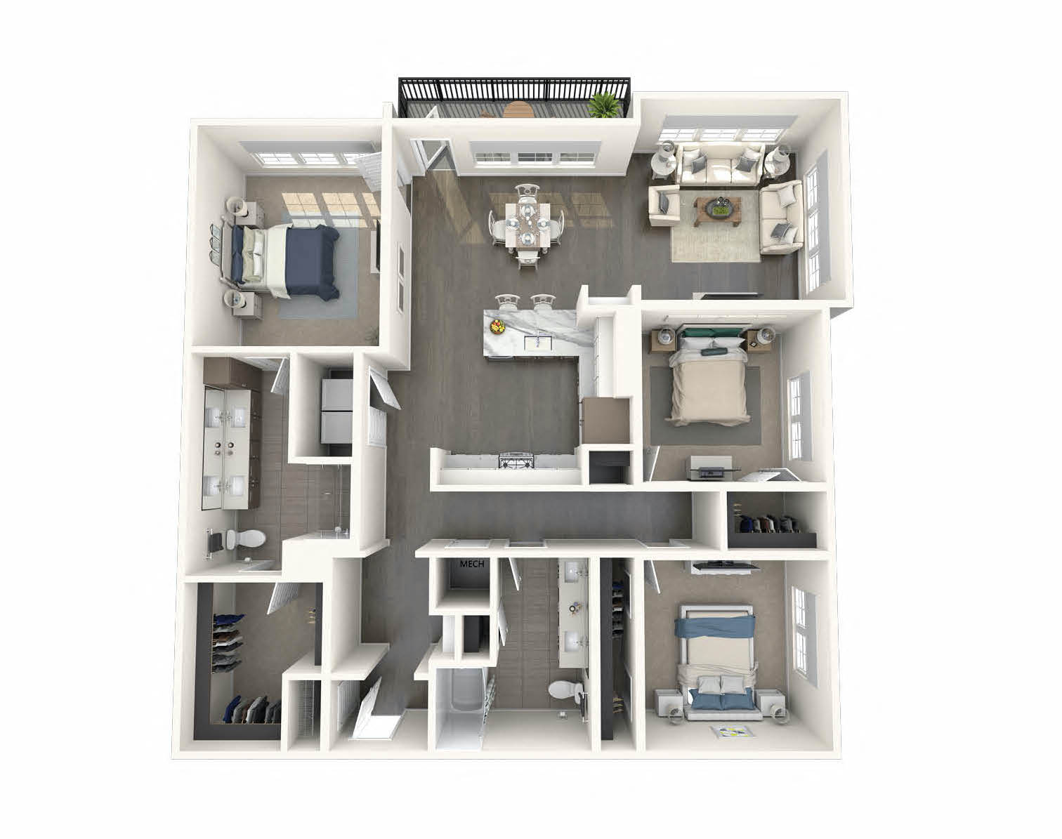 C2 Floorplan Gables Vinings Village
