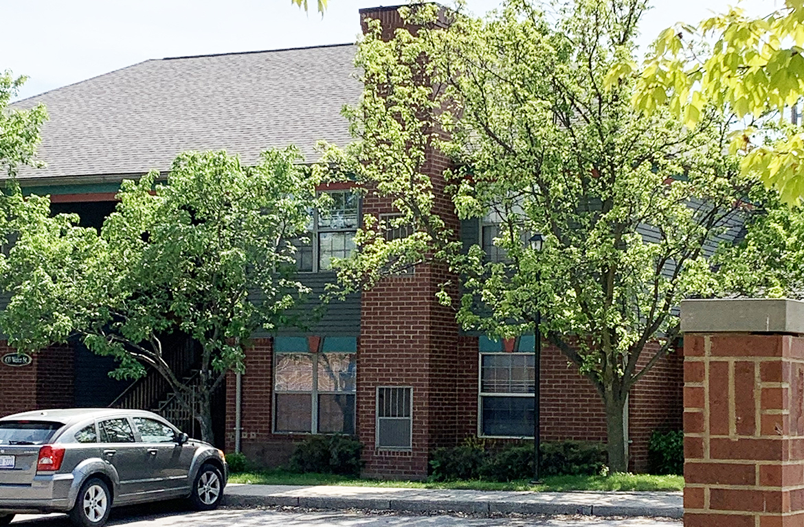 Carriage Town Square Apartments exterior, Flint, Michigan