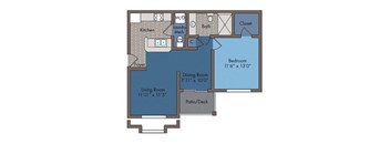 Astoria I Floor Plan at Abberly Square Apartment Homes, Maryland, 20601
