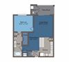 Bastille Floor Plan Bastille Floor Plan at Abberly Square Apartment Homes, Waldorf, MD, 20601