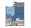 Bergen Floor Plan Bergen Floor Plan at Abberly Square Apartment Homes, Waldorf, MD