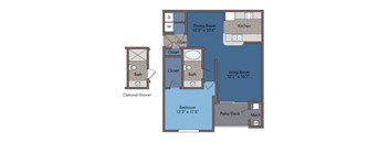 Congress I Floor Plan at Abberly Square Apartment Homes, Waldorf, 20601