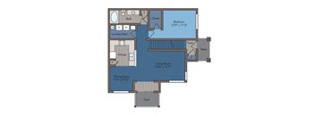 Freedom I Floor Plan at Abberly Square Apartment Homes, Waldorf