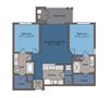Lafayette Floor Plan Lafayette Floor Plan at Abberly Square Apartment Homes, Waldorf, MD, 20601