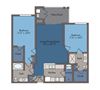 Luxembourg Floor Plan Luxembourg Floor Plan at Abberly Square Apartment Homes, Waldorf, MD
