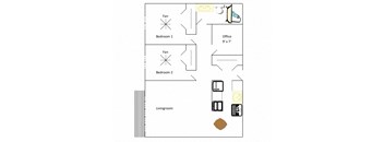 Two Bedroom Two Bathroom