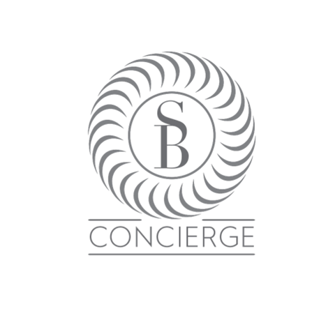 A logo with the letter B in the center and the word CONCIERGE below it.
