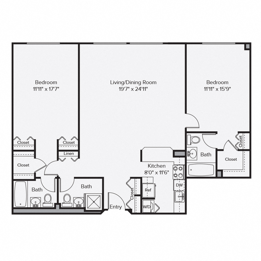 10 West Floor Plan 2A