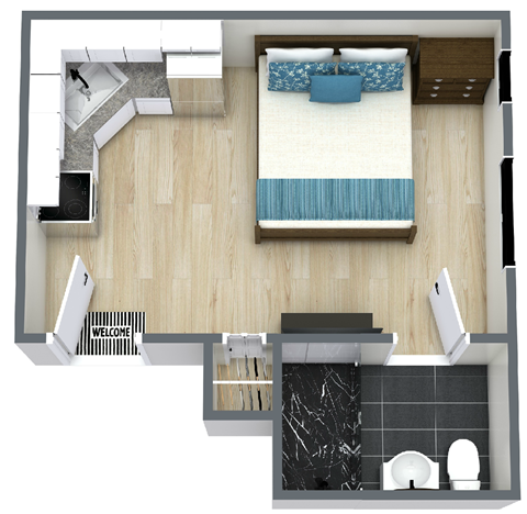 175 Jay Street Studio-1 Bed Apartment for Rent - Photo Gallery 9