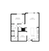 1F Floorplan showing the 1F floorplan for Mirrorton Apartments
