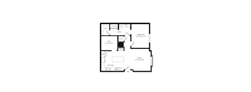 Floorplan showing the 1G floorplan for Mirrorton Apartments
