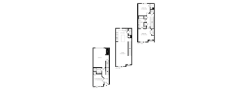 Floorplan showing the 3B.1 floorplan for Mirrorton Apartments