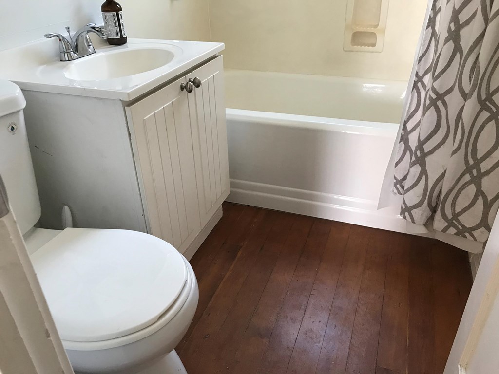 a small bathroom with a toilet and a sink