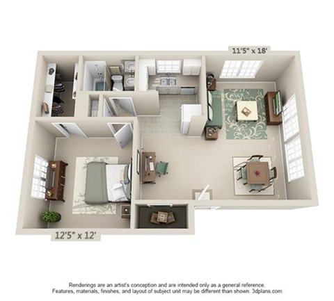 72D Van Mark Way Studio-3 Beds Apartment for Rent - Photo Gallery 16