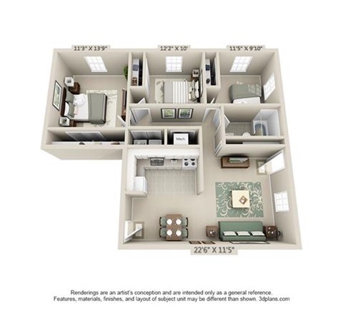 72D Van Mark Way Studio-3 Beds Apartment for Rent - Photo Gallery 18