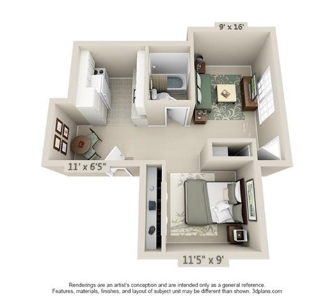 72D Van Mark Way Studio-3 Beds Apartment for Rent - Photo Gallery 15