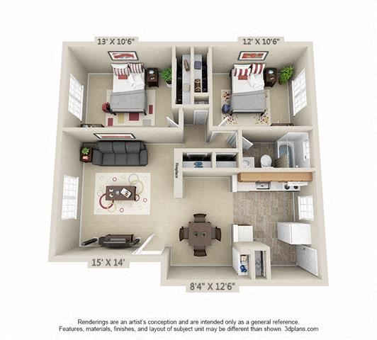 2 Bedroom