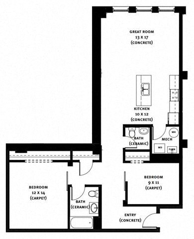222 Fifth Avenue Studio-2 Beds Apartment for Rent - Photo Gallery 19