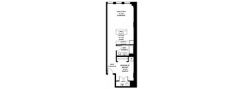604 Floor Plan at Market Square Place, Pittsburgh, PA