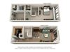 1 Bed 1 Bath B