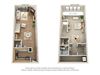 1 bed 1.5 bath