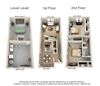 2 Bed, 1.5 Bath TH