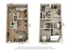 2 bed 1.5 bath