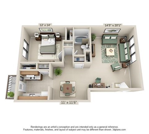 8669 Old Towne Drive 1-3 Beds Apartment for Rent - Photo Gallery 13