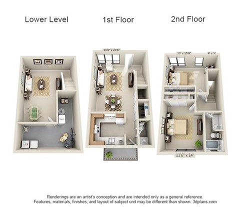 8669 Old Towne Drive 1-3 Beds Apartment for Rent - Photo Gallery 15