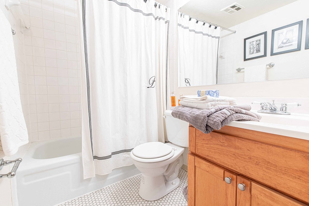 a bathroom with a toilet and a bath tub